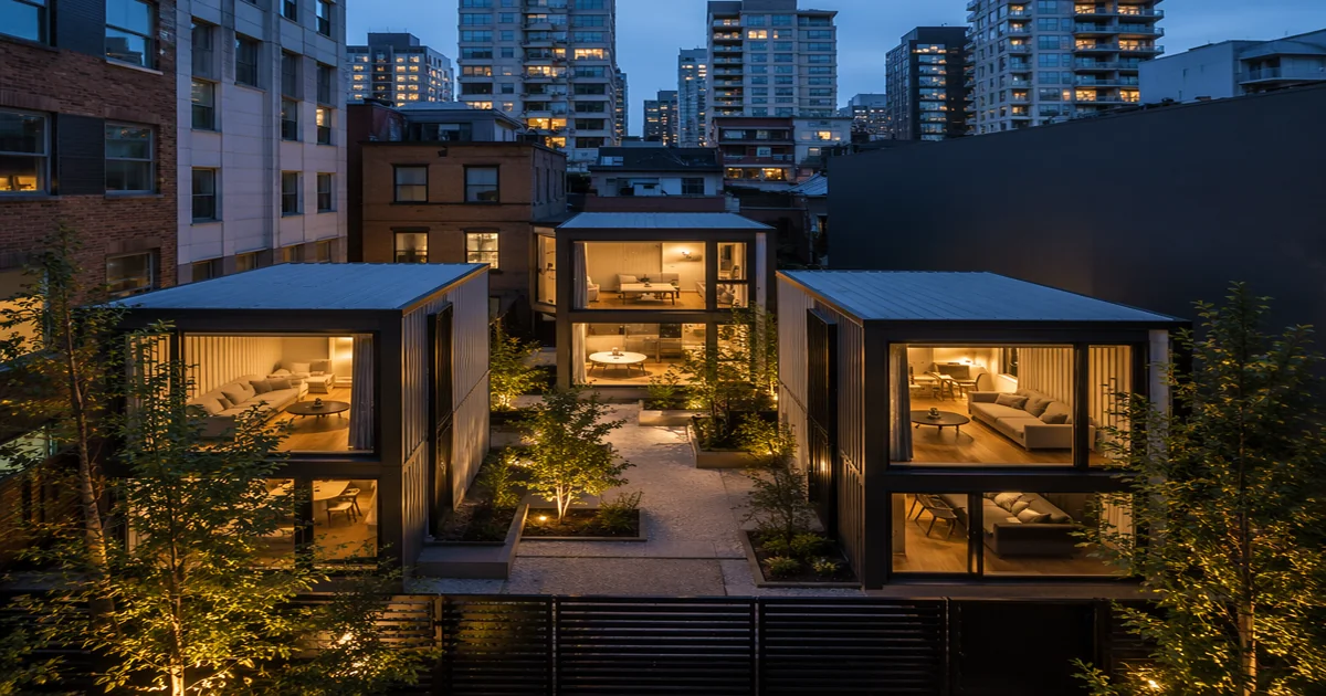Container homes as urban infill housing solution