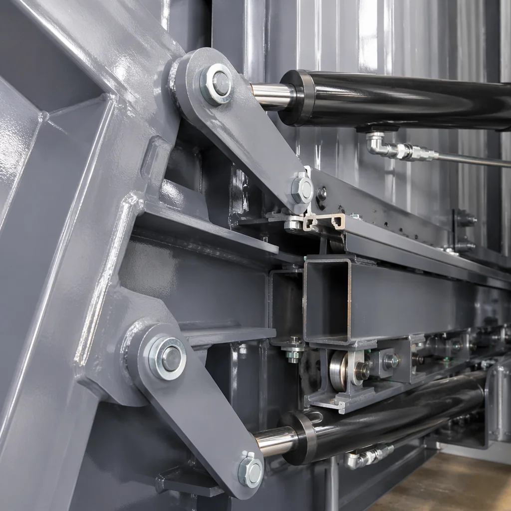 Precision-engineered expansion mechanism detail