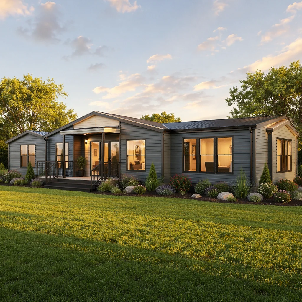 Family-sized expandable container home
